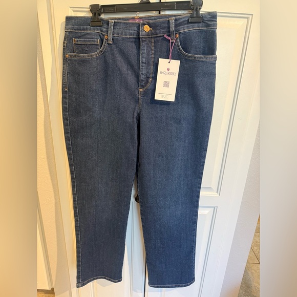 Gloria Vanderbilt Denim - Gloria Vanderbilt Women's Dark Blue Straight Leg Jeans